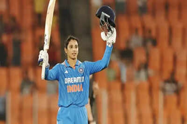 ICC મહિલા ODI બેટિંગ રેન્કિંગમાં, ભારતની સ્મૃતિ મંધાના ફરી એકવાર પ્રથમ ક્રમે