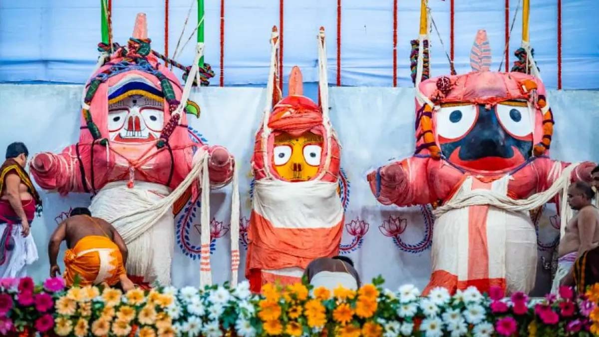 আজ জগন্নাথ দেবের স্নান যাত্রা।