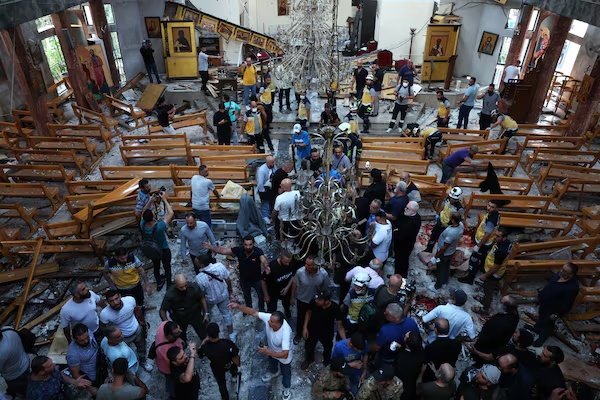 At least 25 people killed in terrorist attack on church in Syria