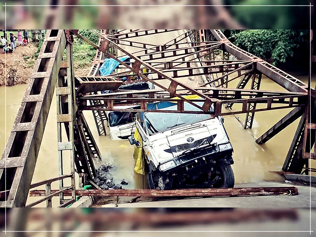 হাৰং নদীৰ ওপৰৰ দলংখন ভাঙি পৰা গোচৰ সন্দৰ্ভত ৫ জন লোকক আটক