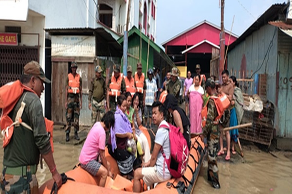 Assam flood situation improves; over 5.6 lakh affected, 41000 in relief camps