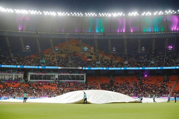 Rain disrupts IPL’s 2nd qualifier match between Punjab Kings and Mumbai Indians in Ahmedabad