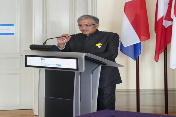 CEC Gyanesh Kumar holds bilateral talks with global election chiefs at IDEA conference in Sweden