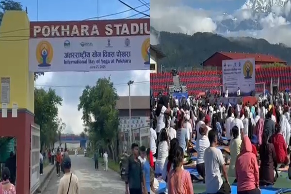 Over 7,000 Enthusiasts Participate in Yoga Day Celebration in Nepal