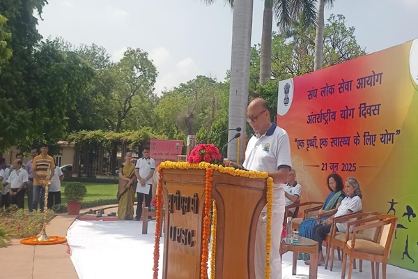 UPSC Holds Special Event in Delhi to Mark 11th International Yoga Day