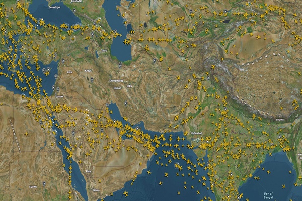 Air Travel Disrupted Across West Asia After U.S. Strikes on Iranian Nuclear Sites