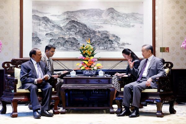 National Security Advisor Ajit Doval meets Chinese FM Wang Yi in Beijing