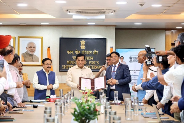 Union Minister Sonowal inaugurates India’s 1st maritime sector NBFC, Sagarmala Finance Corporation