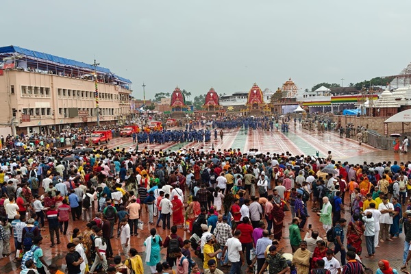 World famous Rath Yatra of Lord Jagannath and his 2 siblings begins today at Puri in Odisha