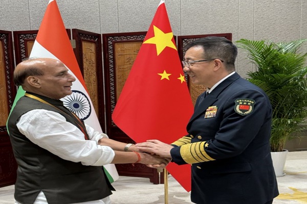 Defence Minister Rajnath Singh holds constructive talks with Chinese Defence Minister