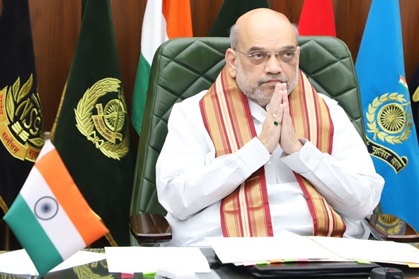 Home Minister Amit Shah inaugurates various works in Adaroda village of Ahmedabad district