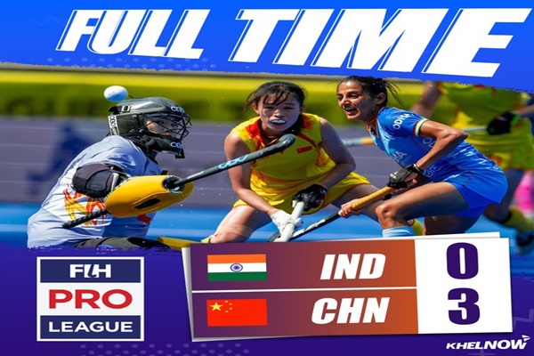 China Beats India 3-0, Women’s Hockey Team Faces Relegation in FIH Pro League