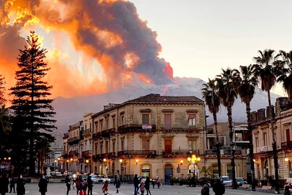 Mount Etna erupts in Italy, spews ash & lava; no immediate threat to population