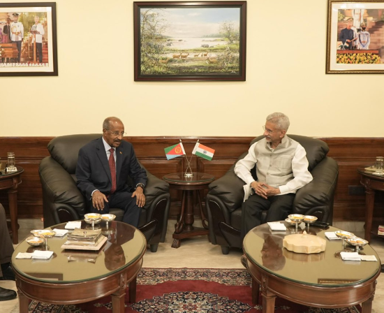 EAM Dr. S. Jaishankar meets his counterpart from Eritrea, Osman Saleh in New Delhi