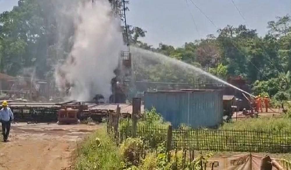 ৰুদ্ৰসাগৰ তৈলক্ষেত্ৰৰ গেছ নির্গমন অহা দুই-এদিনৰ ভিতৰতে নিয়ন্ত্ৰিত হোৱাৰ আশা