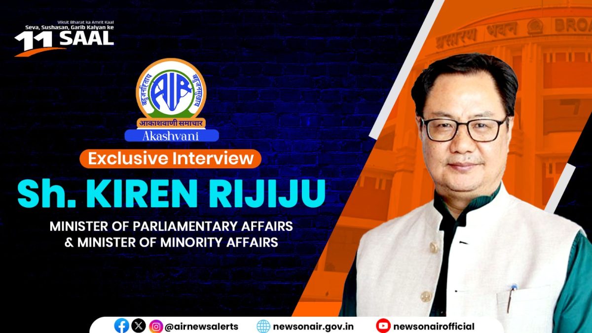 Special Programs: An Exclusive interview with Sh. Kiren Rijiju, Minister of Parliamentary Affairs and MoMA