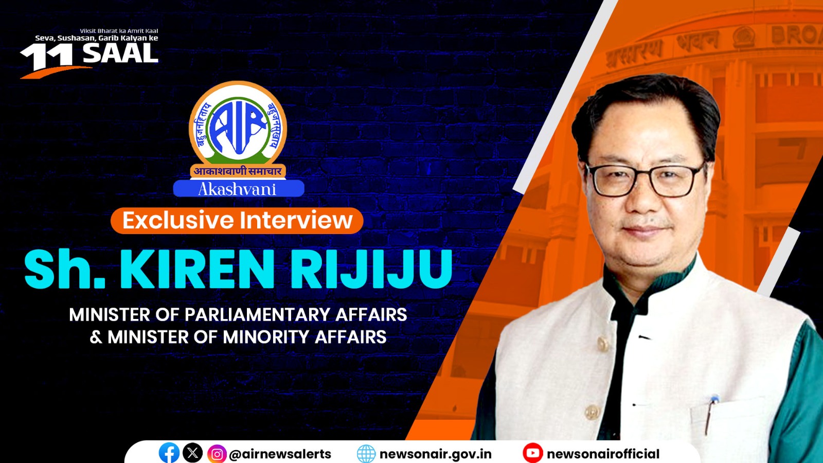 Special Programs: An Exclusive interview with Sh. Kiren Rijiju, Minister of Parliamentary Affairs and MoMA