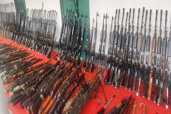 Manipur Crackdown: 328 Illegal Arms Seized in Joint Security Operation