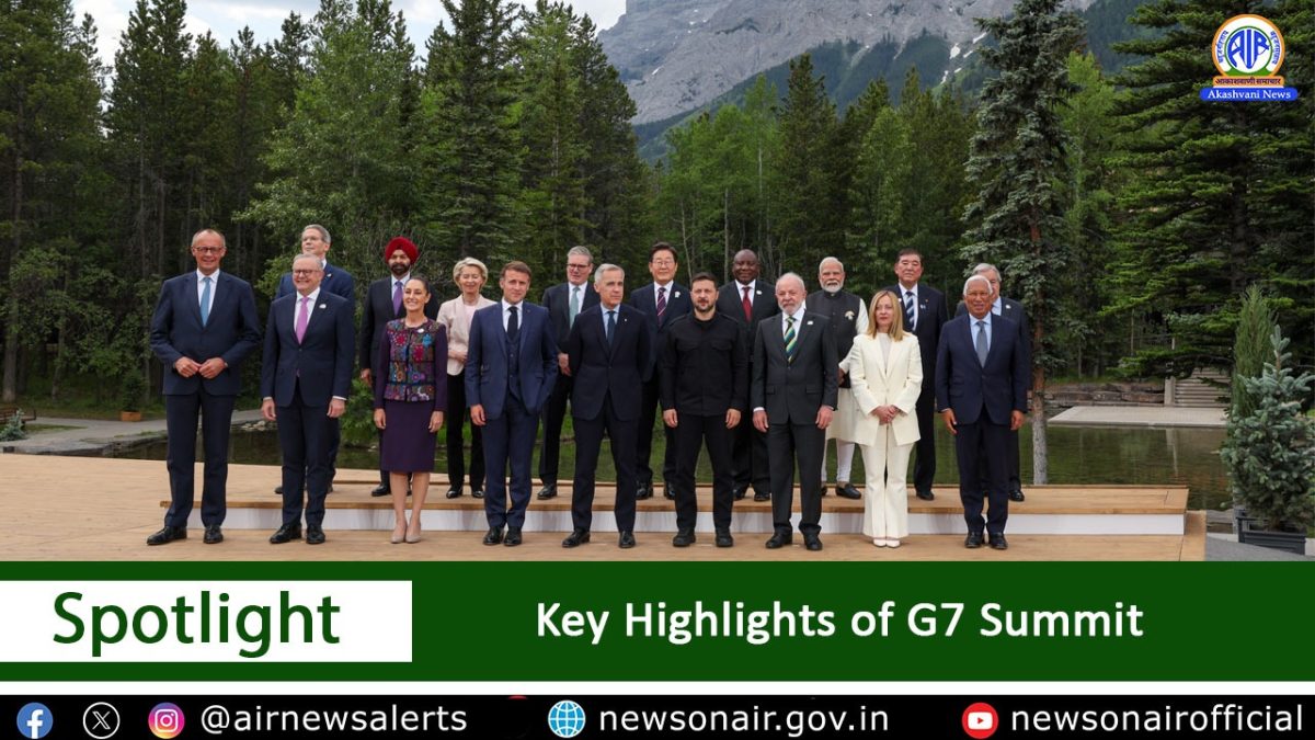 Spotlight: Key Highlights of G7 Summit