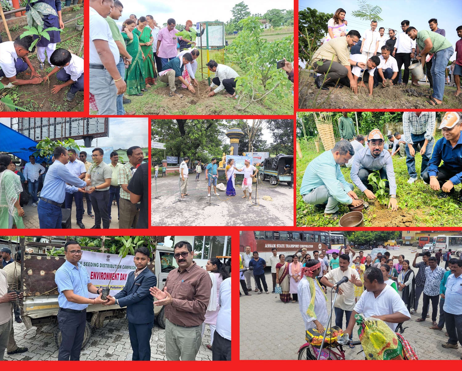 প্ৰকৃতি সুৰক্ষা আৰু পৰিৱেশ সচেতনতা সৃষ্টিৰ লক্ষ্যৰে ৰাজ্যৰ বিভিন্ন প্ৰান্তত বিশ্ব পৰিৱেশ দিৱস উদযাপন