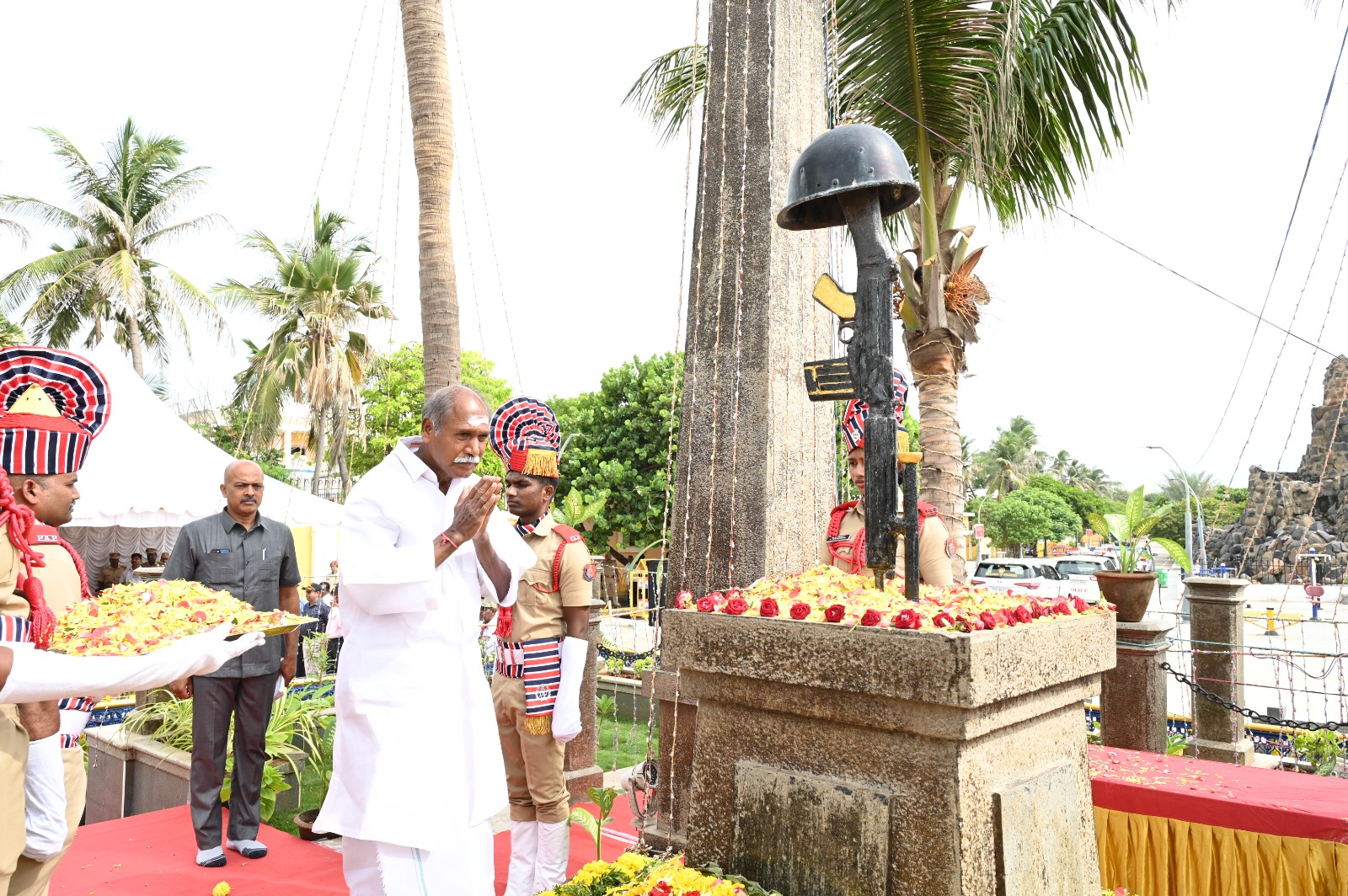 Kargil Vijay Diwas: Puducherry CM pays homage to heroes of 1999 Kargil War