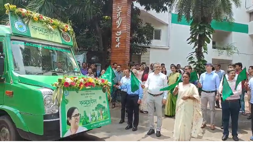 সবুজ বাঁচাও স্লোগানের মধ্য দিয়ে আজ বন মহোৎসব এর সূচনা করেন বনমন্ত্রী।