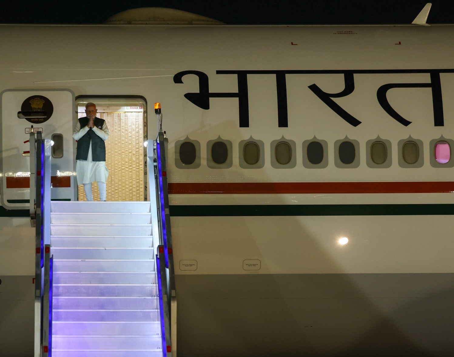 17वें ब्रिक्‍स सम्‍मेलन में भाग लेने के लिए ब्राजील पहुंचे प्रधानमंत्री नरेन्‍द्र मोदी