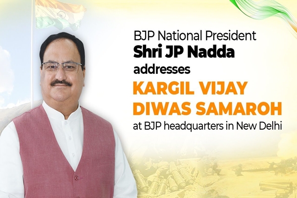 BJP celebrates Kargil Vijay Diwas Samaroh at Party Headquarters