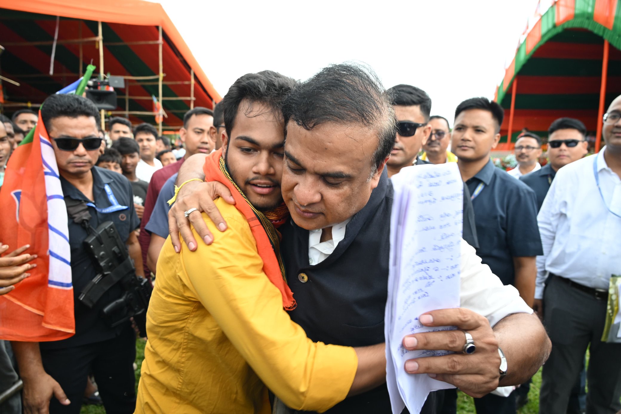 কাজলগাঁৱত জিলা বিজেপিৰ নৱ নিৰ্মিত কাৰ্যালয় গৃহ মুকলি