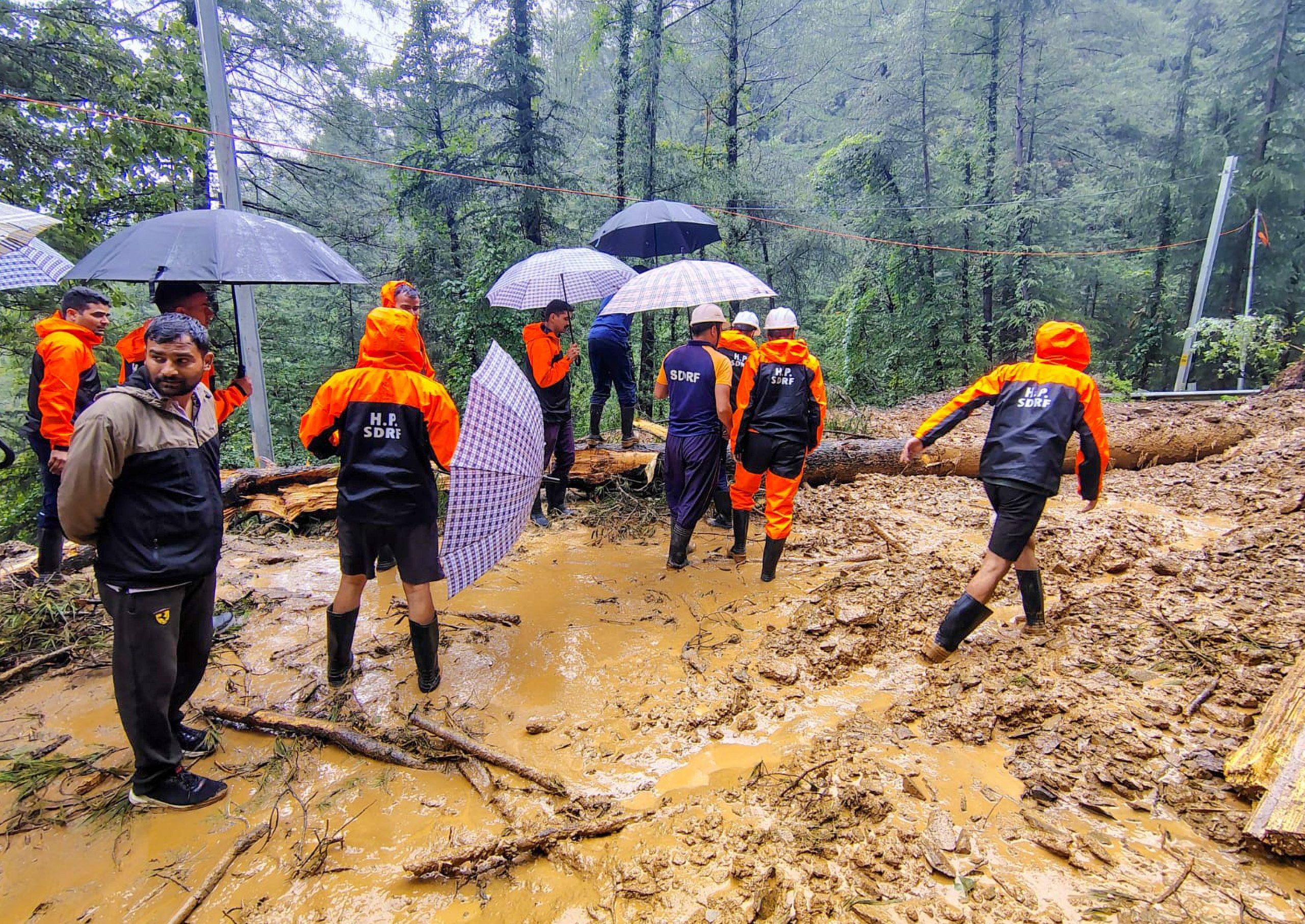 हिमाचल प्रदेश में तेज वर्षा, भूस्खलन और बादल फटने से भारी जानमाल का नुकसान
