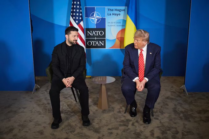 Volodymyr Zelensky & Donald Trump discuss Ukraine’s air defence capabilities