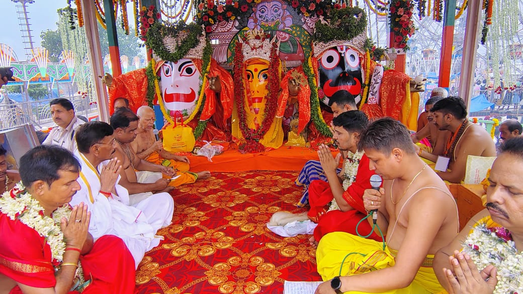 रांची में घूरती रथयात्रा के साथ चल रहे रथयात्रा महोत्सव का समापन आज