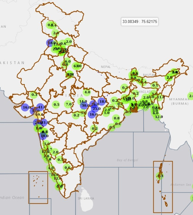 मौसम विभाग ने अगले 6 से 7 दिन के दौरान उत्‍तर-पश्चिम, पश्चिम तट और पूर्वोत्‍तर भारत में भारी वर्षा जारी रहने की आशंका जताई