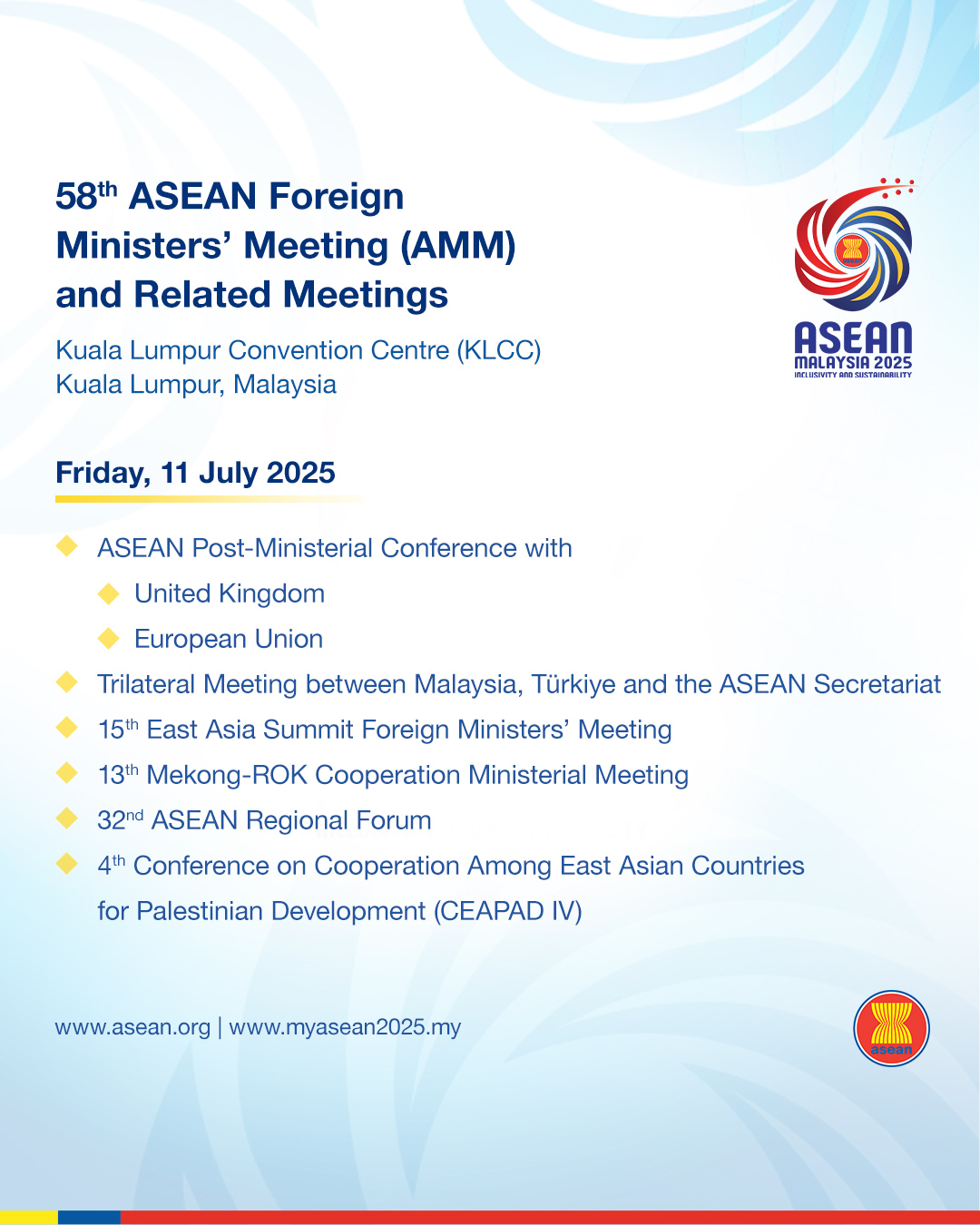 ASEAN underscores sustainable and rules-based multilateral trading system in Foreign Ministers’ meeting in Kuala Lumpur