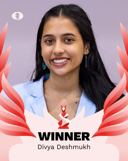 FIDE Chess World Cup : दिव्या देशमुख ठरली विश्वविजेती