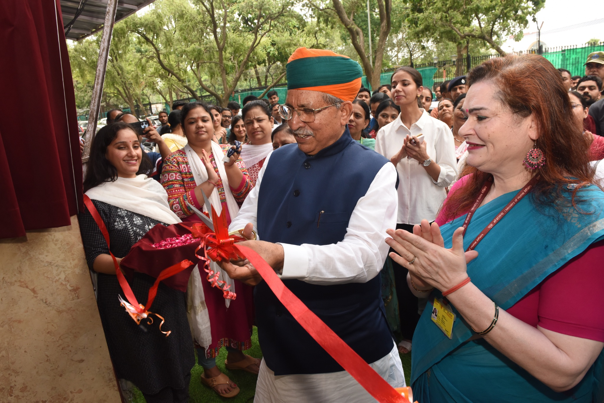 विधि और न्याय मंत्री अर्जुन राम मेघवाल ने नई दिल्ली के शास्त्री भवन में किया महिला आरोग्यम कक्ष का उद्घाटन