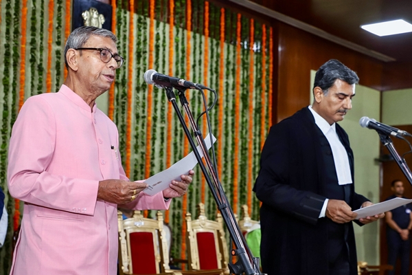Prof Asim Kumar Ghosh takes oath as 19th  Governor of Haryana