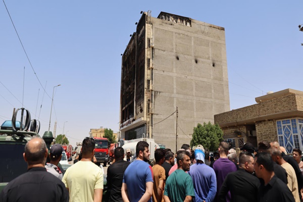 Iraq: Massive fire incident in Al-Kut city kills 60 people