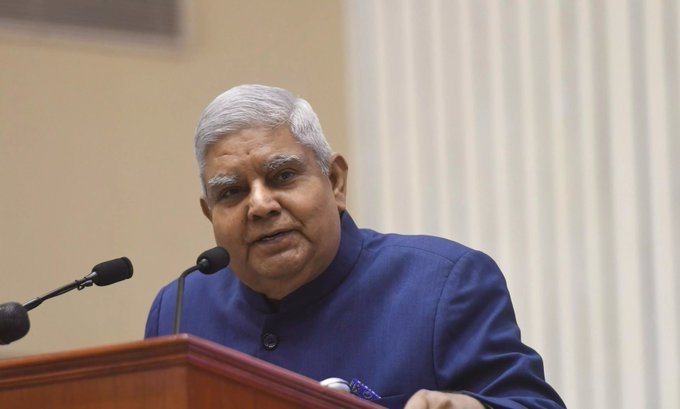 Vice President  Jagdeep Dhankhar resigns citing health reasons  