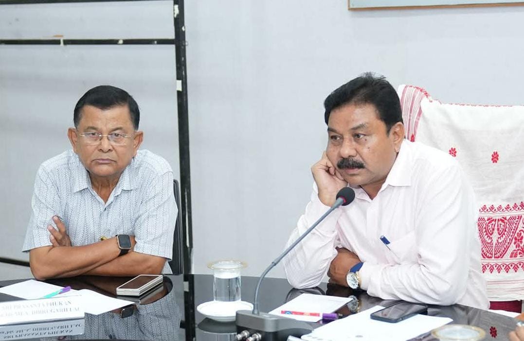 হাউলীত জিলা শিক্ষা আৰু প্ৰশিক্ষণ প্ৰতিষ্ঠানৰ নতুন ভৱনৰ লাইখুঁটা স্থাপন