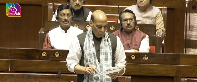 राज्‍यसभा में ऑपरेशन सिंदूर पर विशेष चर्चा, रक्षा मंत्री ने सेना को तीन आतंकवादियों के सफाये के लिए दी बधाई