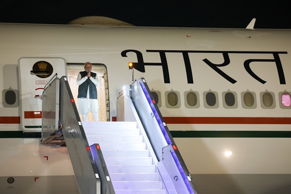PM Modi Arrives in Brazil for BRICS Summit