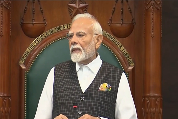PM Modi addresses Trinidad Parliament, highlights shared democratic values & centuries-old ties