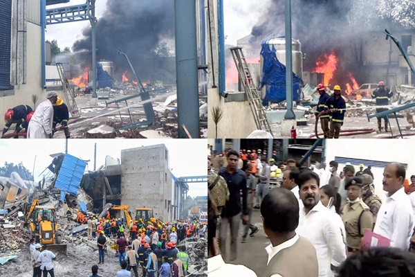 तेलंगाना के संगारेड्डी में दवा कंपनी विस्फोट में मृतकों की संख्या 35 हुई, केवल 11 शवों की हुई पहचान