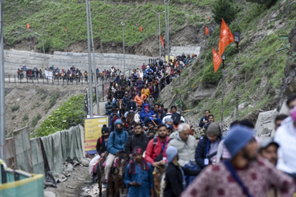 Amarnath Yatra: Over 1.45 lakh devotees perform darshan in first 8 days