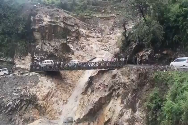 Normal weather in Uttarakhand; Bailey bridge operational on Yamunotri Highway
