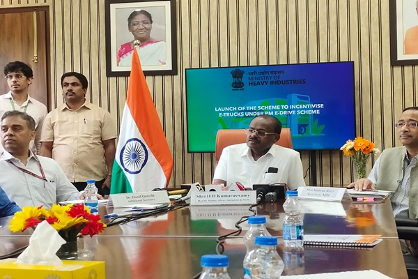 Govt launches first-ever incentive scheme for e-trucks to promote clean freight mobility