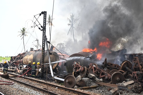 Diesel truck on freight train catches fire near Thiruvallur