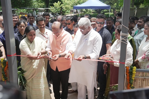 Union Minister Shekhawat unveils restored Sheesh Mahal at DDA Shalimar Bagh