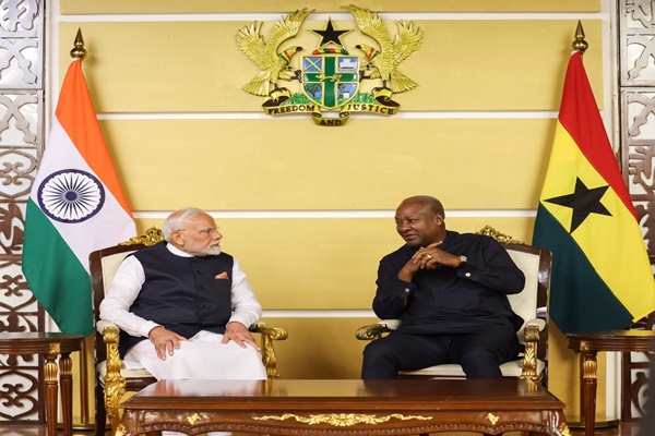 પ્રધાનમંત્રી નરેન્દ્ર મોદી આજે ઘાનાની સંસદને સંબોધશેઃ ઘાનાના સર્વોચ્ચ રાષ્ટ્રીય સન્માનથી પુરસ્કૃત કરાયા.